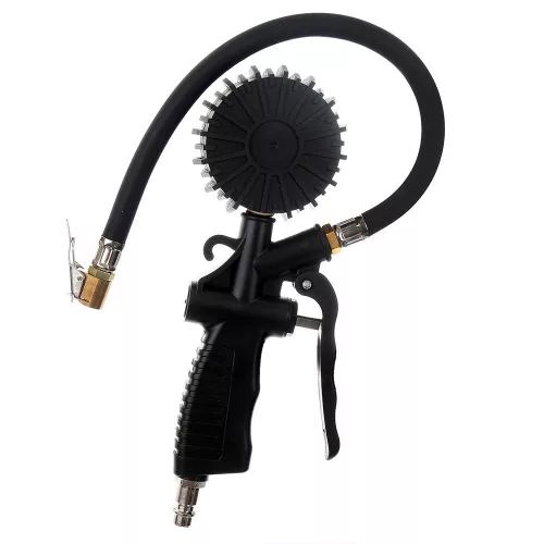Umflător Anvelope cu Manometru, 16 bar, Furtun 350 mm