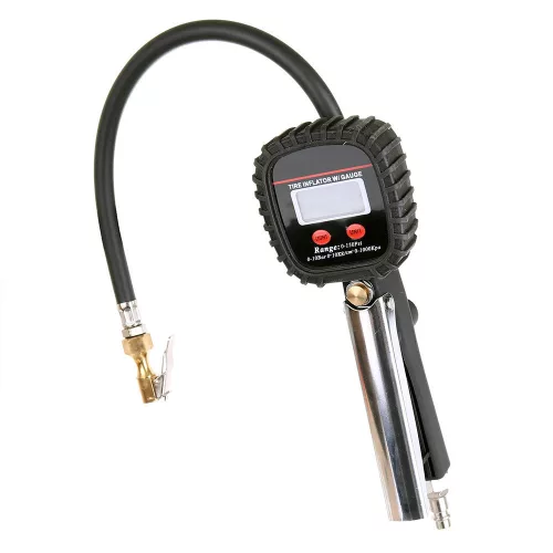 Compresor Digital Anvelope Profesional 0-10 bar, Manometru Cauciucat