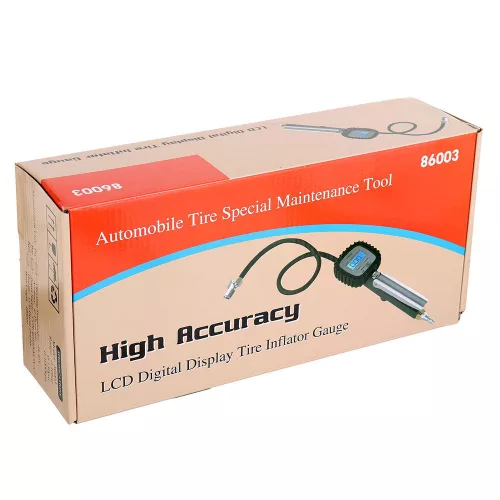 Compresor Digital Anvelope Profesional 0-10 bar, Manometru Cauciucat