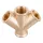 Distribuitor Pneumatic Alamă T-Format 3+1, Filet 1/2 inch