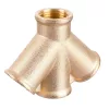 Distribuitor Pneumatic Alamă T-Format 3+1, Filet 1/2 inch