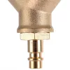Distribuitor Pneumatic din Alamă, cu 3 Prize Rapide și 1 Fișă Standard