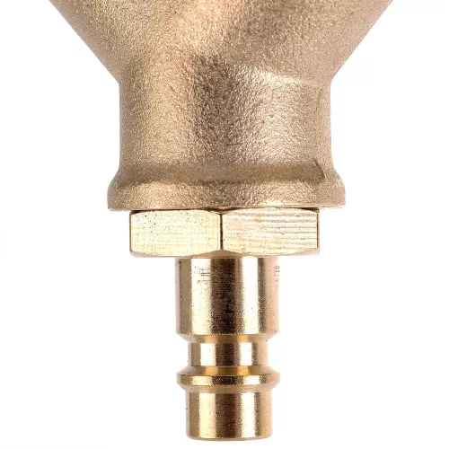 Distribuitor Pneumatic din Alamă, cu 3 Prize Rapide și 1 Fișă Standard