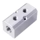 Distribuitor Pneumatic Aluminiu 2 intrări 1/2", 2 ieșiri 1/4"