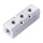 Bloc Distribuitor Aer Pneumatic Aluminiu 2 Intrări 1/2", 3 Ieșiri 1/4"