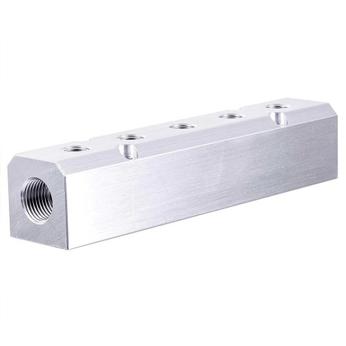Distribuitor Pneumatic Aluminiu 1/2” Intrare, 1/4” Ieșiri