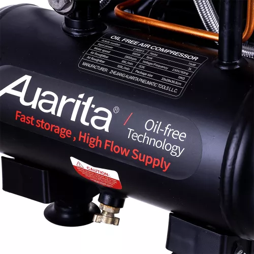 Compresor Auarita Fără Ulei Bipol 3L, 900W, 8 Bar
