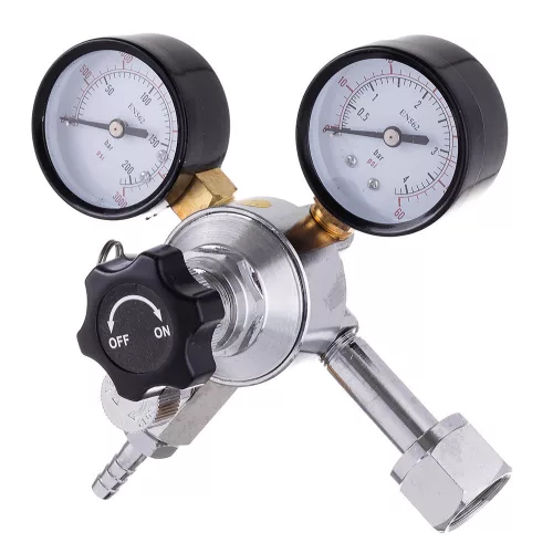 Reductor Dioxid de Carbon cu Supapă de Siguranță 3 Bar pentru Băuturi, Model 2082