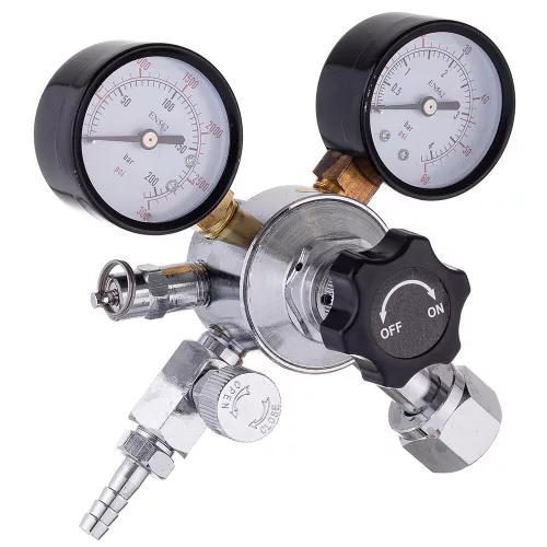 Reductor Dioxid de Carbon cu Supapă de Siguranță 3 Bar pentru Băuturi, Model 2082
