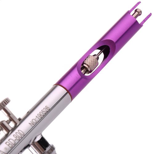 Set Aerograf Profesional Fengda BD-810 cu 6 Pulverizatoare Colorate, Duza 0.35mm