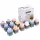 Set Vopsea Acrilică Timbertech pentru Aerograf, 12 Culori x 30ml
