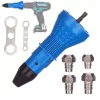 Adaptor de nituire TC Technic pentru mașini de șurubelniță, 4 duze (2.4-4.8 mm)