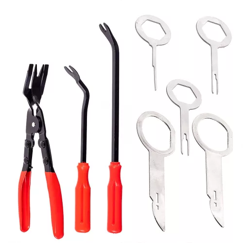 Set unelte demontare tapiterie auto, 19 piese, nylon