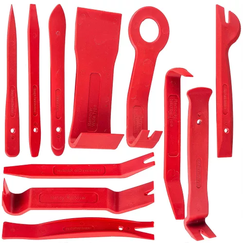 Set unelte demontare tapiterie auto, 19 piese, nylon
