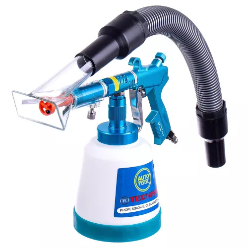 Curățător Tapițerie Pistol LT-P1 cu 3 Adaptori și Compatibilitate Aspirator
