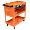 Dulap Atelier Mobil TC Technic cu 3 Rafturi, Sertar și Roți, 150kg