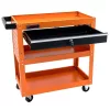 Dulap Atelier Mobil TC Technic cu 3 Rafturi, Sertar și Roți, 150kg