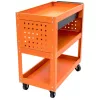Dulap Atelier Mobil TC Technic cu 3 Rafturi, Sertar și Roți, 150kg