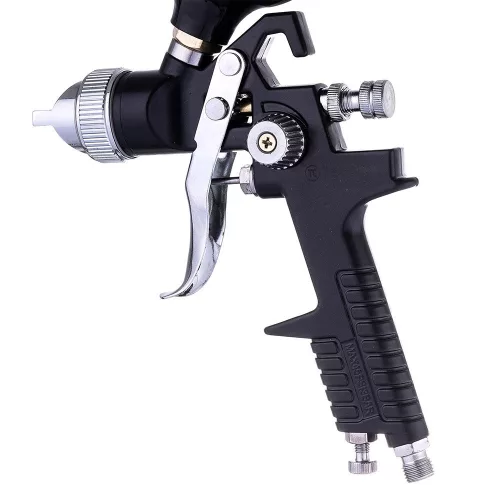 Pistol de Vopsit HVLP 1.4mm cu Rezervor 600ml Negru