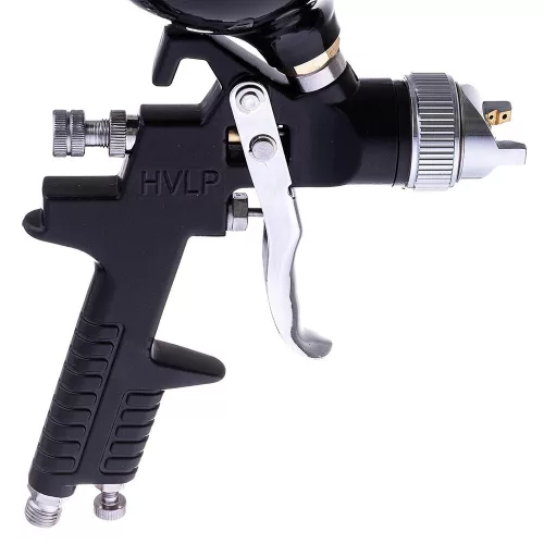 Pistol de Vopsit HVLP 1.4mm cu Rezervor 600ml Negru