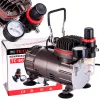 Compresor Aerografic TC Technic AS802, Fără Ulei, Silențios, 23l/min