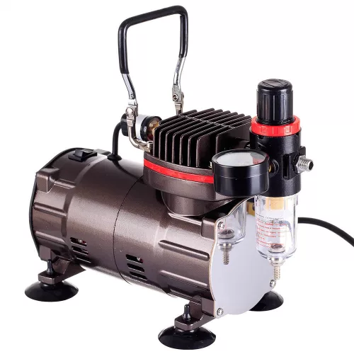 Compresor Aerografic TC Technic AS802, Fără Ulei, Silențios, 23l/min