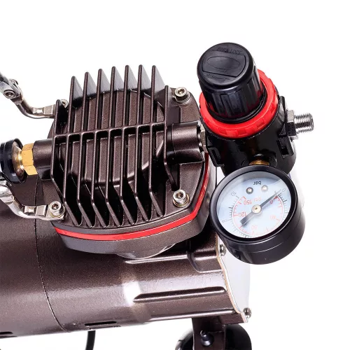 Compresor Aerografic TC Technic AS802, Fără Ulei, Silențios, 23l/min