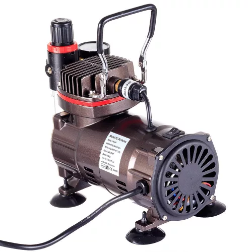 Compresor Aerografic TC Technic AS802, Fără Ulei, Silențios, 23l/min