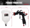 Pistol de Vopsit LVLP AEROPRO A610, Duză 2.0mm, Rezervor 600ml