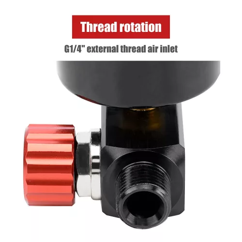 Regulator de presiune mini AEROPRO A613, filet G1/4, 0-10 bar