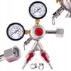 Reductor CO2 Profesional 200 bar, 2 Manometre, Supapă Dublă Siguranță