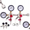 Regulator CO2 Dublă Siguranță, 2 Circuite, Manometre Precizie