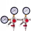 Regulator CO2 Dublă Siguranță, 2 Circuite, Manometre Precizie