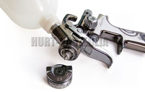 Pistol Vopsit Mini HVLP AUARITA MP-350, duză 0.8mm, 250ml