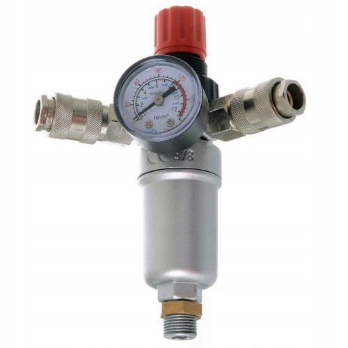 Filtru și Regulator de Aer Compresor 3/8", 0-10 Bar