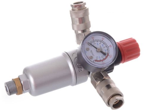 Filtru și Regulator de Aer Compresor 3/8", 0-10 Bar