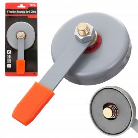  Clește de Împământare Magnetică pentru Sudură 500A, Ø 85mm