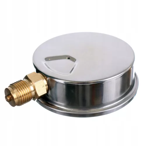 Manometru cu Glicerină 100 mm, 0-25 bar, Conexiune Inferioară 1/2"