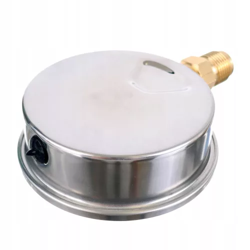 Manometru cu Glicerină 100 mm, 0-25 bar, Conexiune Inferioară 1/2"