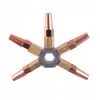 Torță Profesională Propan-Oxigen TC Technic 42-1800, Alamă, 5 Duze