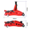 Cric Hidraulic Mare Roșu 2T - Înălțime de Ridicare 130-350 mm