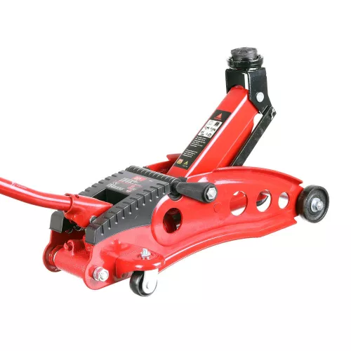 Cric Hidraulic Mare Roșu 2T - Înălțime de Ridicare 130-350 mm