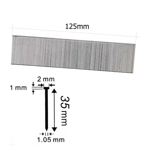 Cuie Profesionale 35 mm pentru Pistoale de Cuie Makita AF-505, Technic F-50, 5000 buc.