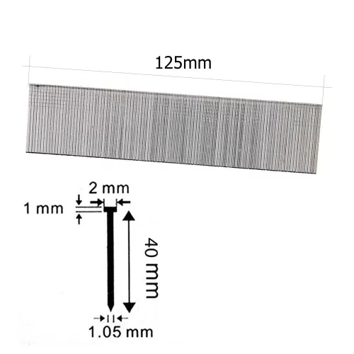 Cuie Tip F 40 mm pentru Pistoale Makita AF-505 și F-50, 5000 buc.