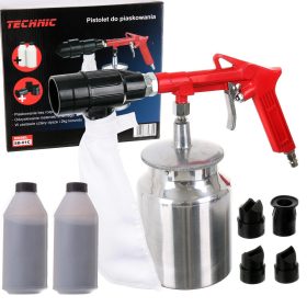   Pistol de Sablat Profesional cu Recuperare SB-01C + 2kg Corindon