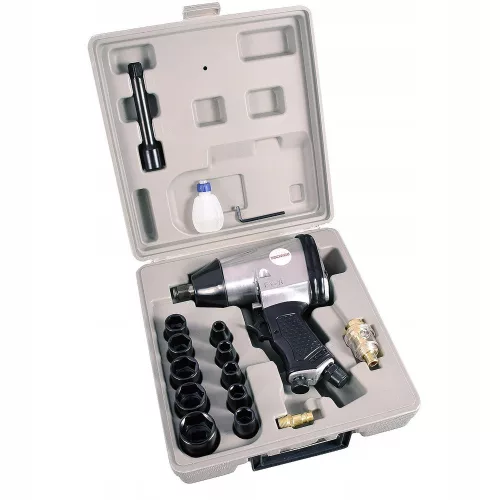 Set Cheie Impact Pneumatică 1/2", 340 Nm, 7000 RPM, cu Tubulare