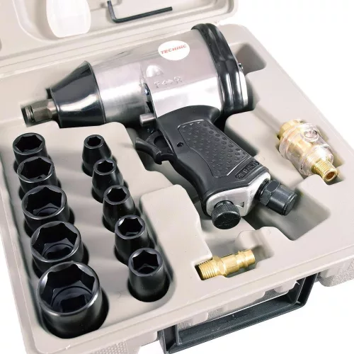 Set Cheie Impact Pneumatică 1/2", 340 Nm, 7000 RPM, cu Tubulare