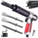Ciocan pneumatic Technic NST-8039FA, 6.2 bar, cu cap ace și 3 dălți