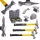 Set Ciocane și Nicovale Caroserie, 3 Ciocane, 4 Nicovale, 280 mm