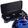 Aragaz Camping Portabil cu 3 Arzătoare, 5.5 kW
